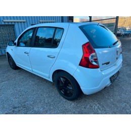 Tür Dacia Sandero hinten links weiß DV369 Modell 2008-2012