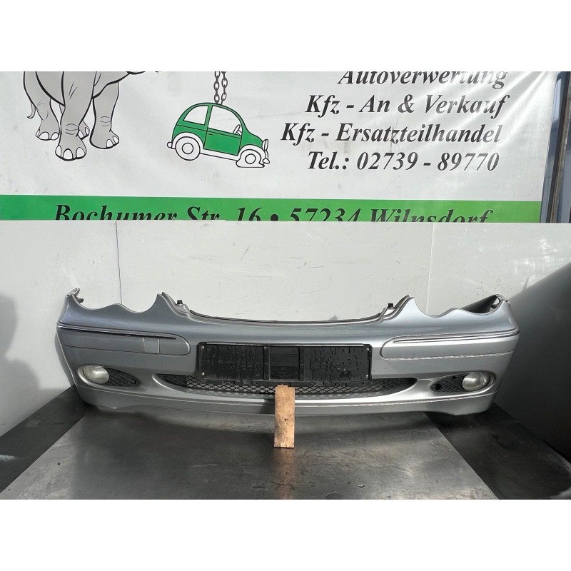 Stoßstange Mercedes C Kl W203 S203 silber Stoßfänger Frontschürze