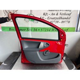 Tür Toyota Aygo 5 Türer vorne links rot Modell 2005-2008