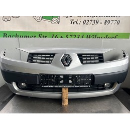 Stoßstange Renault Megane II vorne silber Stoßfänger Frontschürze