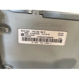 Radio CD RCD300 1K0035186R VW Passat B6 Golf V